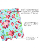Rosy Scallop Shorts