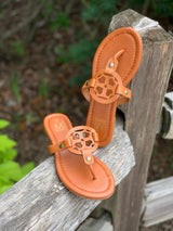 The Tory Brown Sandals