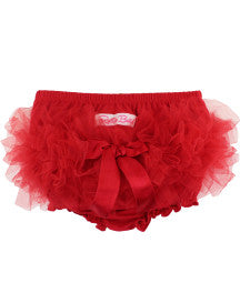 Red Frilly Bloomers