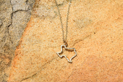 Texas Outline Necklace